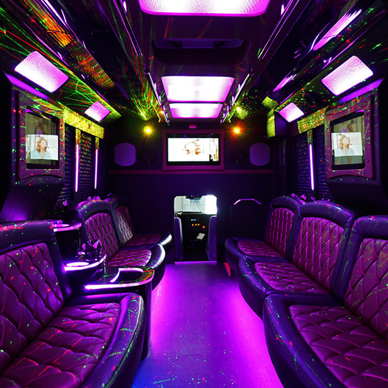 party bus interior