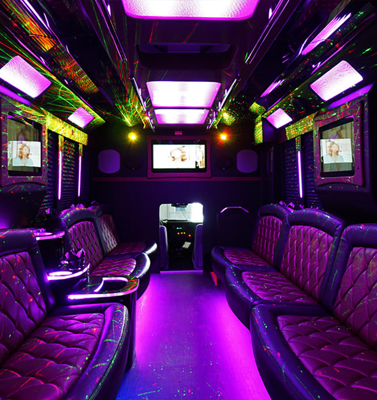 interior party bus